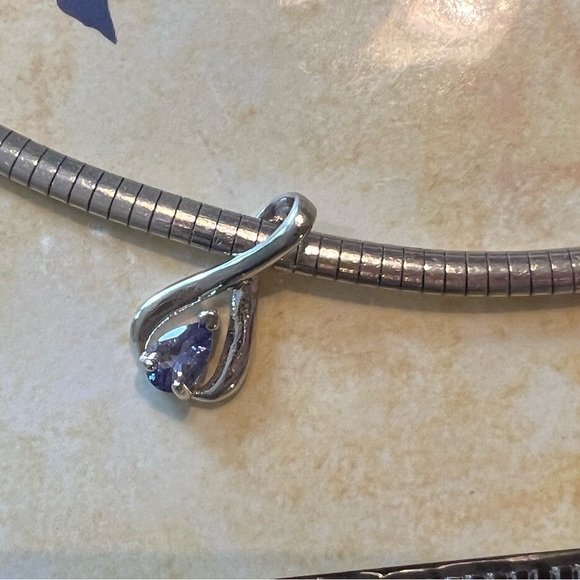 Tanzanite necklace - Picture 3 of 5